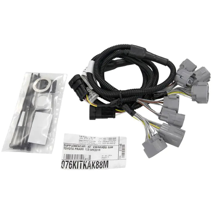 TJM SUPPLEMENTARY WIRING LOOM FOR LIGHTS & PARKING SENSORS FOR TOYOTA PRADO 150 SERIES 11/13-10/17