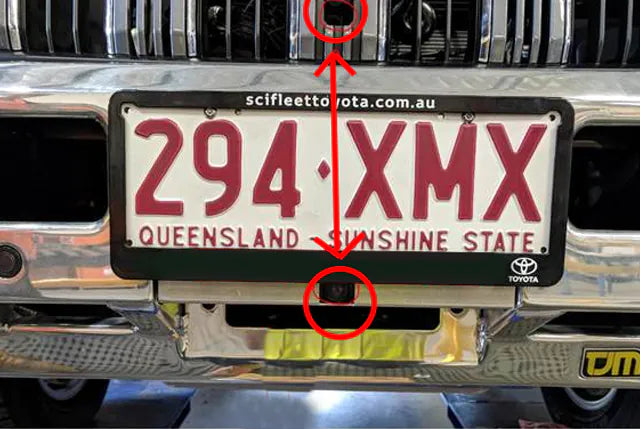 TJM CAMERA RELOCATION KIT SIGNATURE FOR TOYOTA PRADO 150 SERIES 11/17-ON