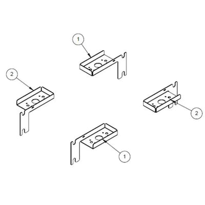 TJM SPARE PART OEM LIGHT RELOCATION MOUNT KIT SUIT SIDE STEP