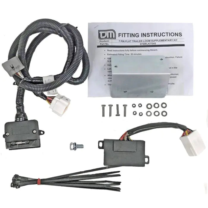 TJM SUPPLEMENTARY WIRING KIT SUIT RB6 REAR BAR FOR ISUZU D-MAX RG 08/20-04/24