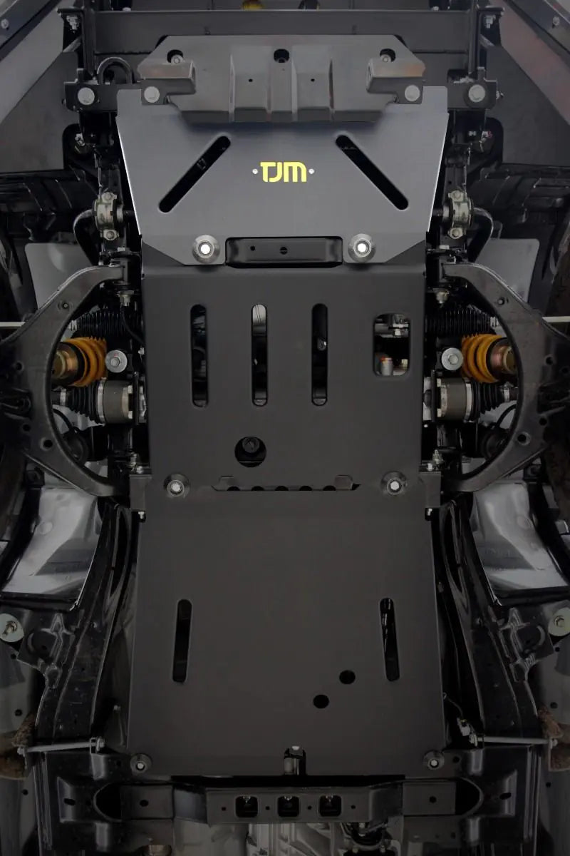 TJM Underbody Guard Front Steel Black - 077SBFGA34G