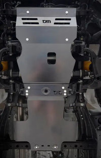 TJM Underbody Guard Front & Sump Steel Black - 077SBFUG87D