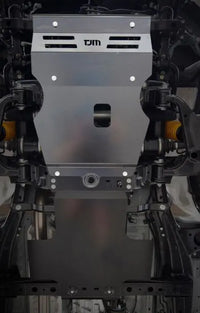 TJM Underbody Guard Front & Sump Steel Black - 077SBFUG87D