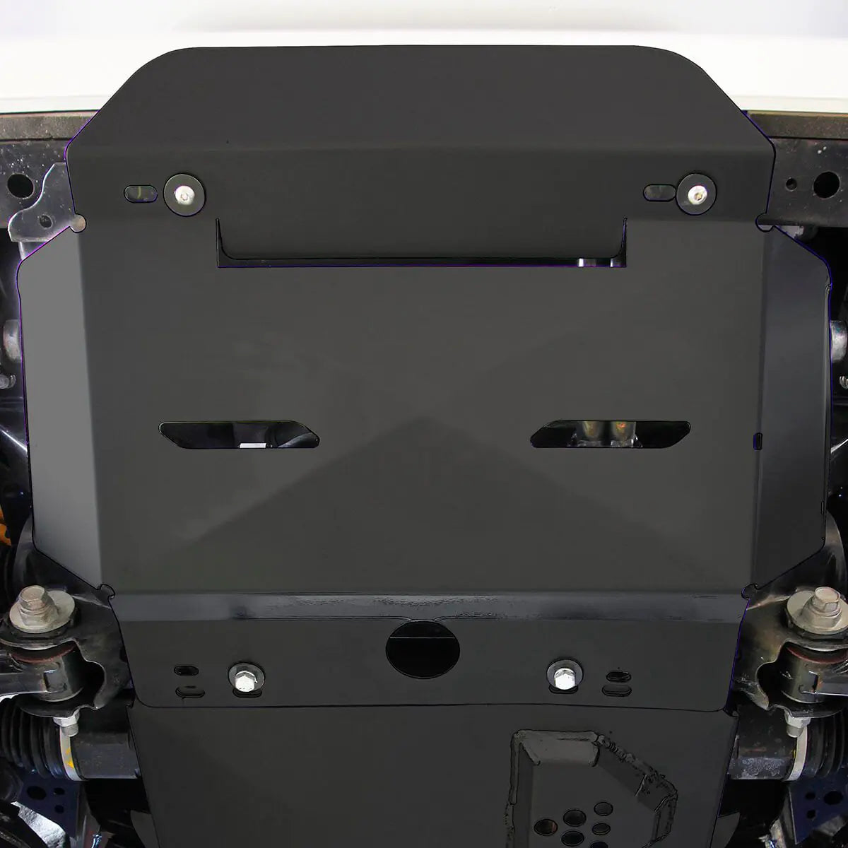 TJM Underbody Guard Front Steel Black - 077SBFUG88L