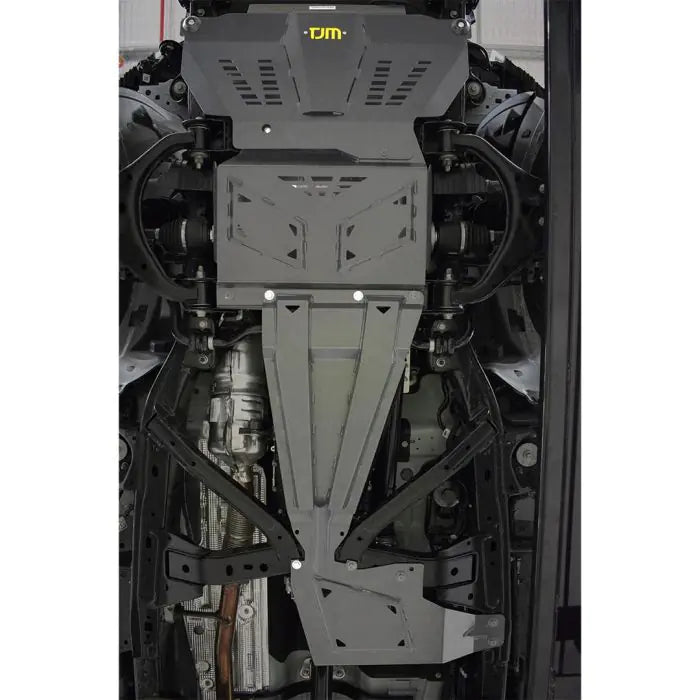 TJM UNDERBODY GUARD TRANSMISSION & TRANSFER STEEL BLACK FOR FORD RANGER PY 06/22-ON XL/ VOLKSWAGEN AMAROK 05/23 -ON