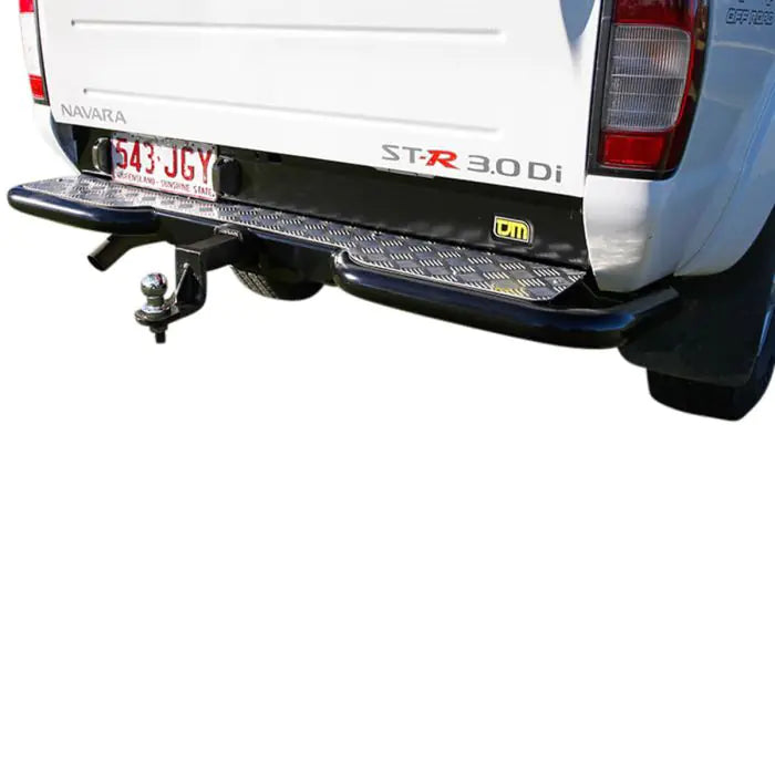 TJM Rb6 Rear Protection Step Towbar Black Steel 63Mm Tube For  Nissan Navara D22 09/01-09/09-081SB27209O (In Store Pick Up Only)