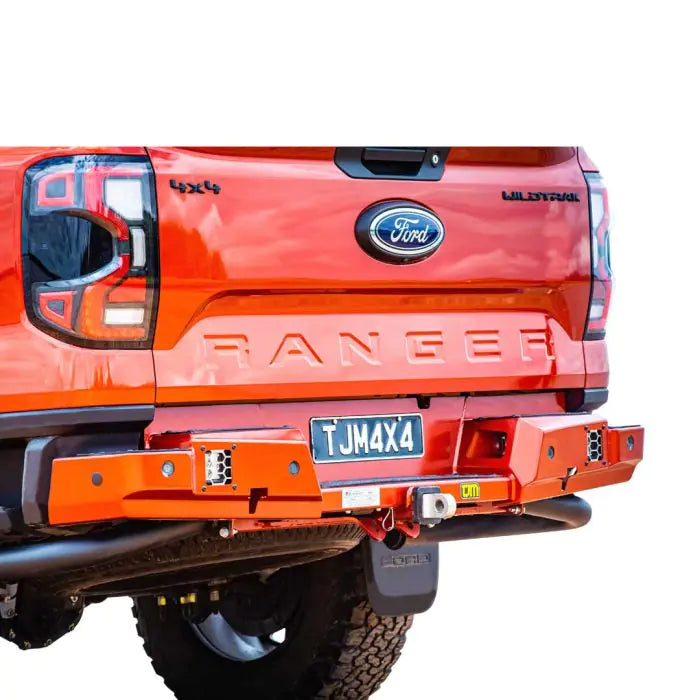 TJM REAR PROTECTION STEP TOWBAR BLACK STEEL FOR VOLKSWAGEN AMAROK 05/23 -ON/ VOLKSWAGEN AMAROK 05/23 -ON (STORE PICK-UP ONLY)