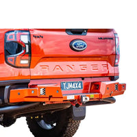 TJM REAR PROTECTION STEP TOWBAR BLACK STEEL FOR VOLKSWAGEN AMAROK 05/23 -ON/ VOLKSWAGEN AMAROK 05/23 -ON (STORE PICK-UP ONLY)