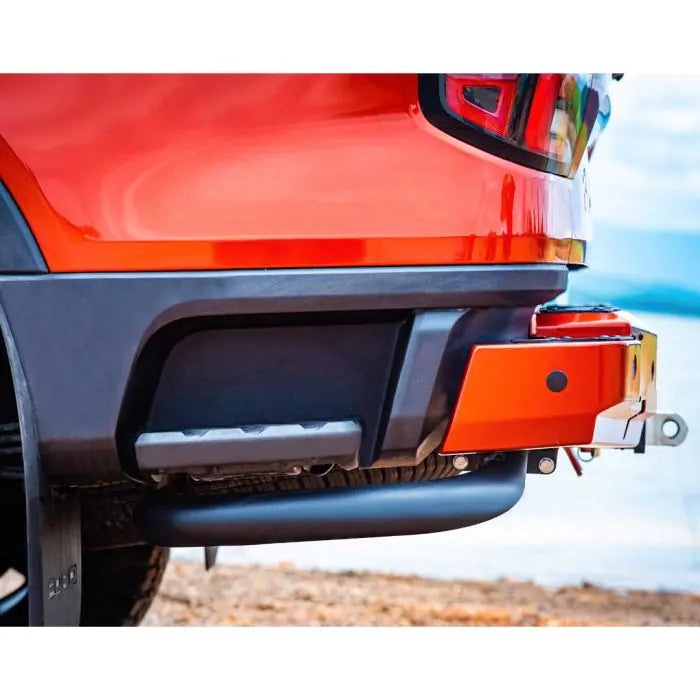 TJM REAR PROTECTION STEP TOWBAR BLACK STEEL FOR VOLKSWAGEN AMAROK 05/23 -ON/ VOLKSWAGEN AMAROK 05/23 -ON (STORE PICK-UP ONLY)