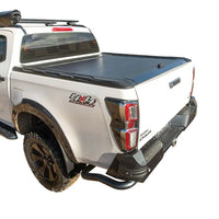 TJM REAR PROTECTION STEP TOWBAR BLACK STEEL 63MM TUBE FOR ISUZU D-MAX RG 08/20-04/24 4DR C/CHAS & PICK UP (STORE PICK-UP ONLY)