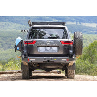 TJM Rear Protection Bar Black Steel For  Toyota Landcruiser Wagon 300 Series- 081Sbrba82D-081SBRBA82D (In Store Pick Up Only)