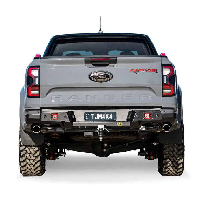 TJM REAR PROTECTION STEP BLACK STEEL FOR  FORD RAPTOR 09/22-On 4Dr Pick Up 3.0L V6 EcoBoost (IN STORE PICK-UP ONLY)