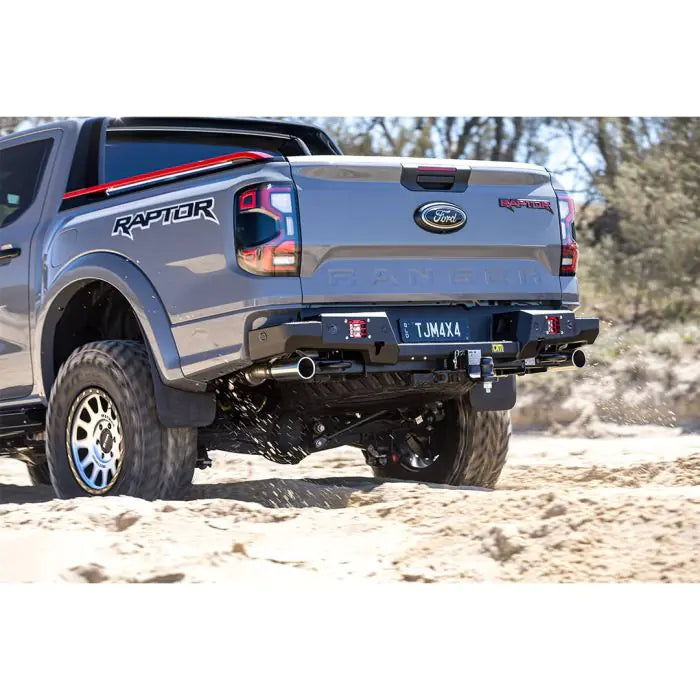 TJM REAR PROTECTION STEP BLACK STEEL FOR  FORD RAPTOR 09/22-On 4Dr Pick Up 3.0L V6 EcoBoost (IN STORE PICK-UP ONLY)