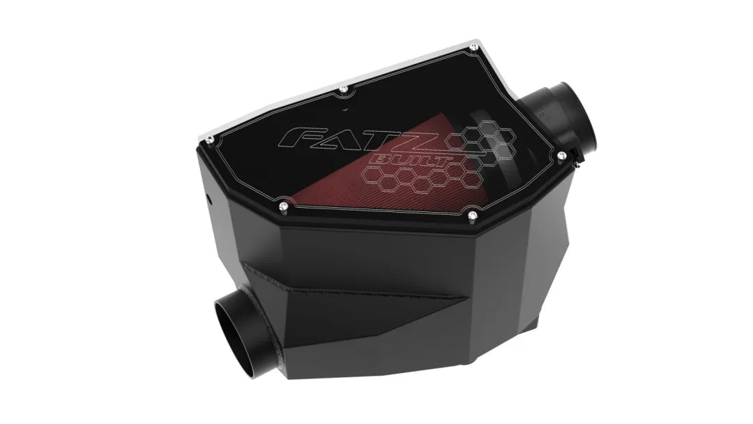 FATZ FABRICATION RA FORD RANGER SHORT ENTRY SNORKEL. POWDER COATED SATIN BLACK. SUIT FACTORY AIRBOX INLET. INCLUDES WASHER BOTTLE.-FFRA-SN5RH-SPC-FAB