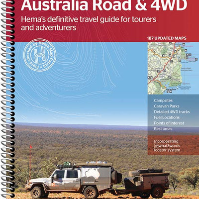 Hema maps Australia Road & 4WD Easy Read Atlas