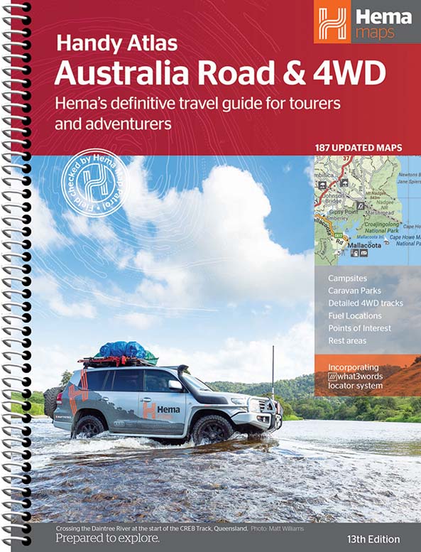 Hema Maps Handy Atlas Australia Road & 4WD