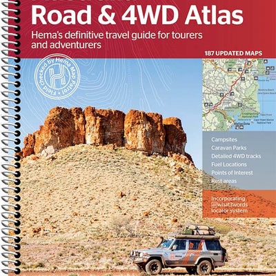 Hema Maps Australia Road & 4WD Atlas (Spiral Bound)