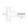TJM REAR DOOR HANDLE RCT308 PRM11 CCW RHS-1077RPRM11CCW
