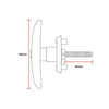 TJM HANDLE REAR CW-1077RRDH13CW
