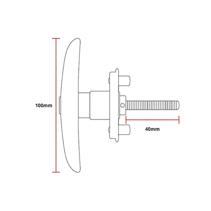 TJM HANDLE REAR CW-1077RRDH15CW