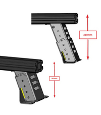 HSP 4X4 Load Rack JNR Tub Rack for 2025+ KIA TASMAN Dual Cab – Direct Tub Mount Full System – Adjustable Height – 150kg Dynamic Capacity – 1710-LJ1