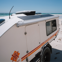 VSS Semi-Flexible Solar Panel - Kimberley Kamper & Combi Camper (1000mm x 350mm) 55-Watt (Connections under panel)