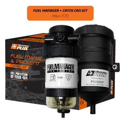 Direction-Plus  Fuel Manager Pre-Filter + Ultimate Catch Can Kit TOYOTA HILUX N70 (FMPV613DPC)