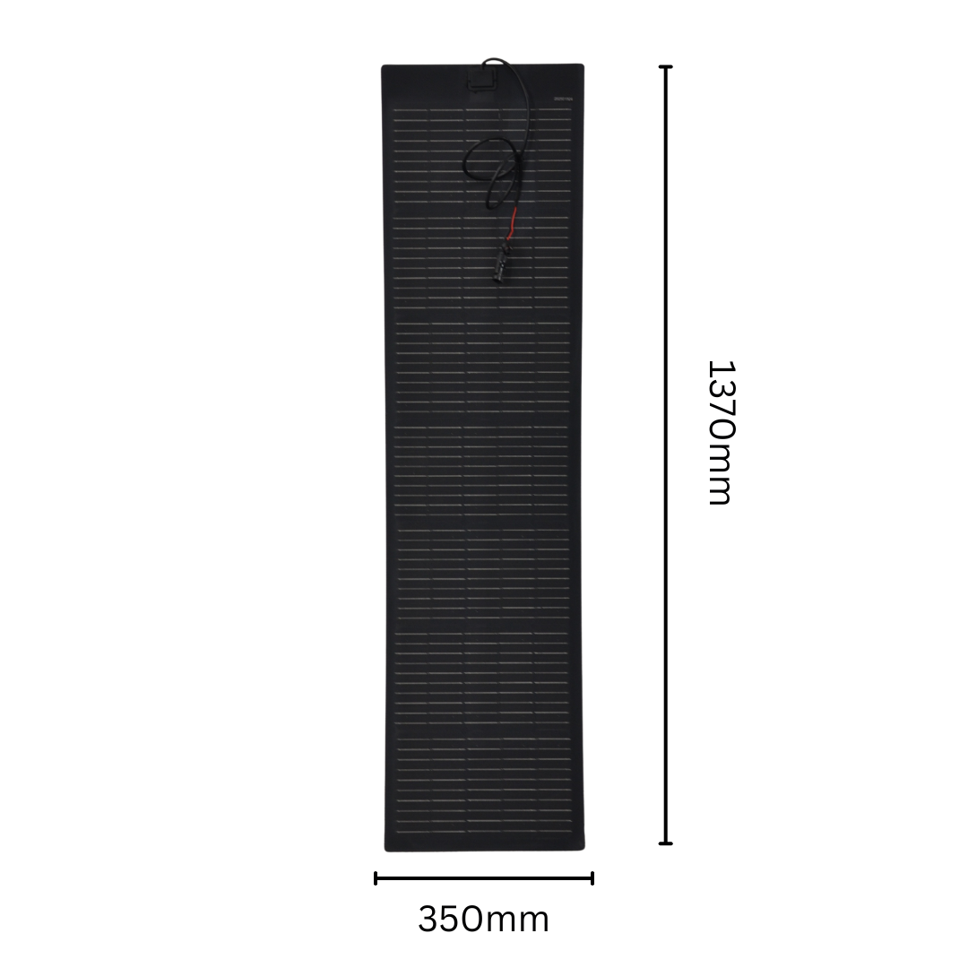 VSS Semi-Flexible Solar Panel (1370mm x 350mm x 2.5mm) 85-Watt