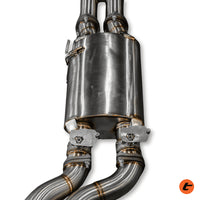 TORQIT Raptor Turbo Back Performance Exhaust for Next-Gen Ranger Raptor with Pedal Torq Throttle Controller-HS8231SS
