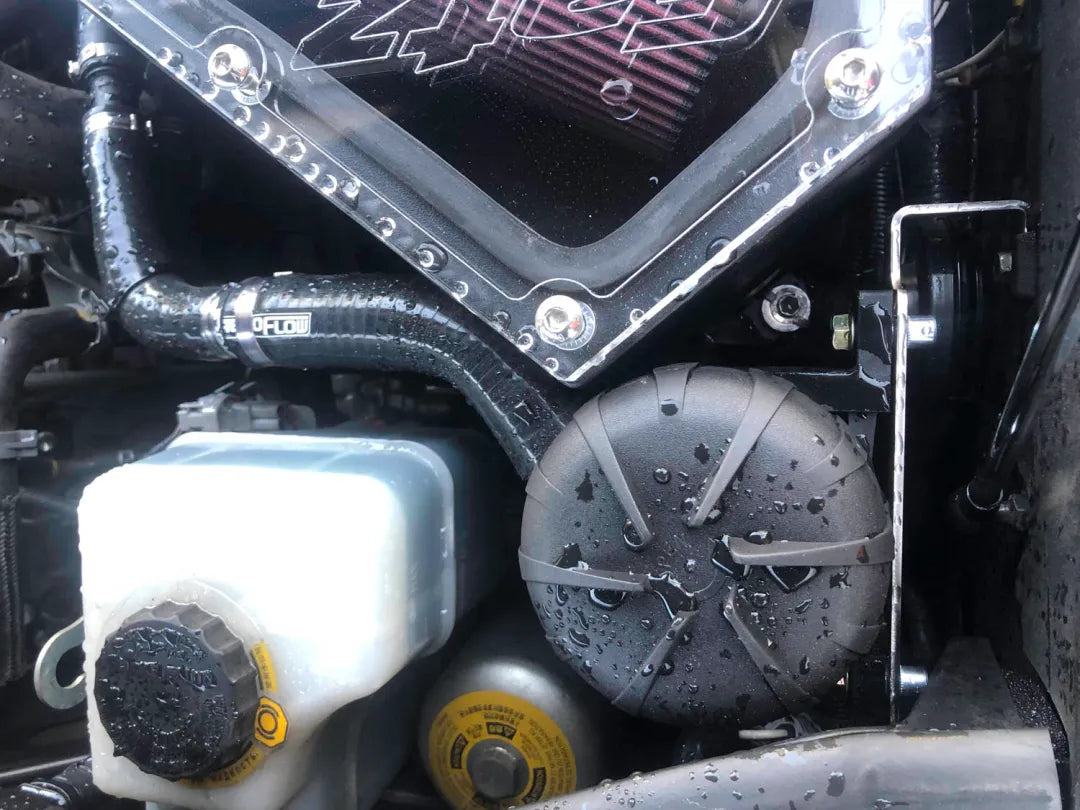 FATZ FABRICATION 200 Series Airbox. Oiled Air Filter. Includes Plumbing To Intake. Tjm Snorkel Specific Kit With Adaptor - FF200-AB-OF-TJM