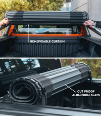 HSP 4X4 Roll Up Tonneau Cover for 2024+ MITSUBISHI TRITON MV – No Sports Bar – Roll Mate 2010-RM