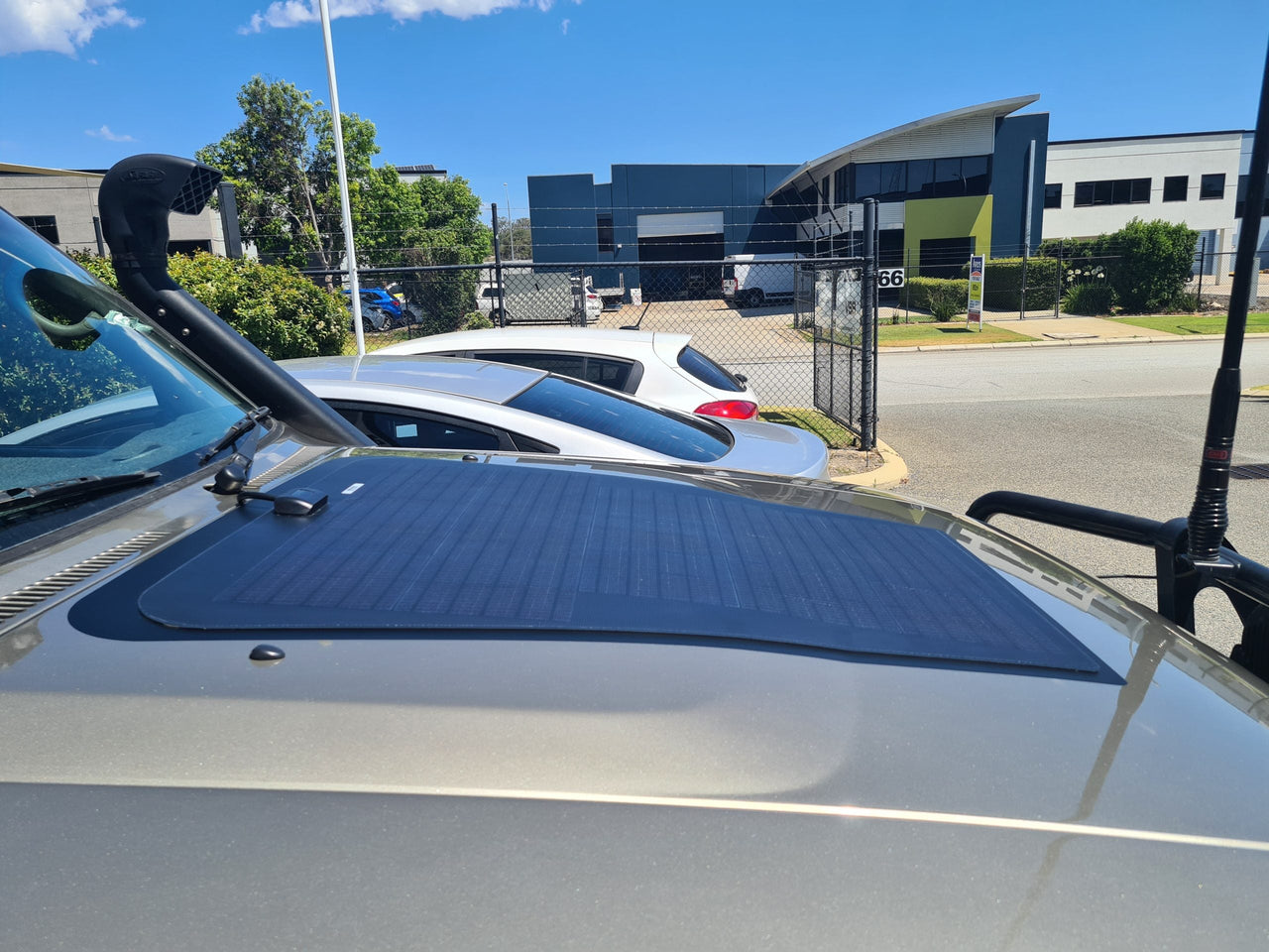 VSS Bonnet Solar Panel -  Mazda BT-50 (current model), Ford F-150 (2015-2020), Patrol Y61 (without bonnet scoop), LDV T60 Max (2023-Current), Porsche Cayenne (2003-2010)  - 90-Watt