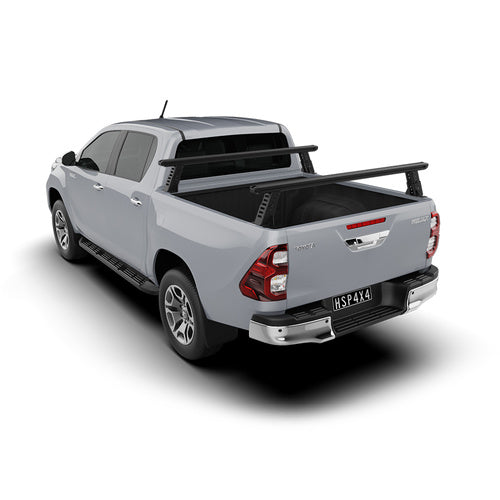 HSP 4X4 Load Rack JNR Tub Rack for 2026+ TOYOTA HILUX SR / SR5 Dual Cab – Tub Mount / Roll R Cover Compatible – Adjustable Height – 150kg Dynamic Capacity – 2430-LJ1