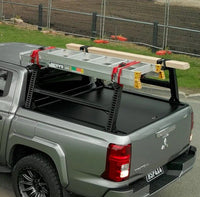 HSP 4X4 Load Rack Pro Ladder Rack for 2025+ JAC T9 Dual Cab – Tub Mount Full System – Adjustable Height – 150kg Dynamic Capacity – 1510-LR2-S