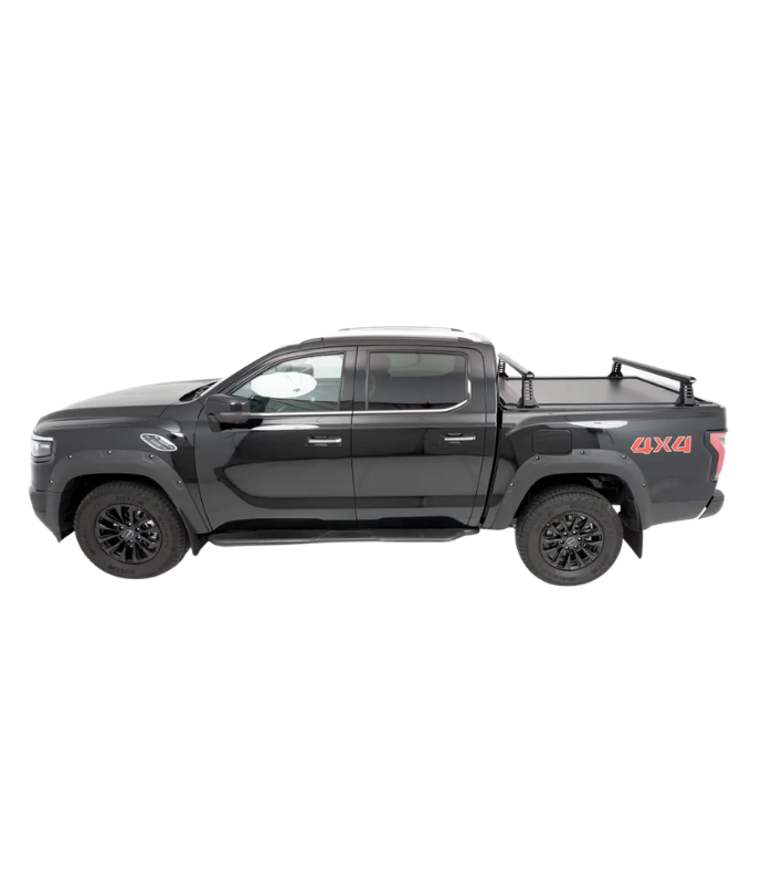 HSP 4X4 Load Rack JNR Tub Rack for 2025+ FOTON TUNLAND Dual Cab – Roll R Cover Mounted Full System – Adjustable Height – 150kg Dynamic Capacity – 2610-LJ1-RC