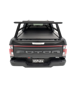HSP 4X4 Load Rack Pro Ladder Rack for 2025+ FOTON TUNLAND Dual Cab – Roll R Cover S3.5 Compatible Full System – Adjustable Height – 150kg Dynamic Capacity – 2610-LR2-S-RC