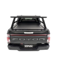 HSP 4X4 Load Rack Pro Ladder Rack for 2025+ FOTON TUNLAND Dual Cab – Roll R Cover S3.5 Compatible Full System – Adjustable Height – 150kg Dynamic Capacity – 2610-LR2-S-RC