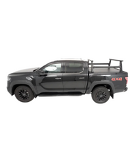 HSP 4X4 Load Rack Pro Ladder Rack for 2025+ FOTON TUNLAND Dual Cab – Roll R Cover S3.5 Compatible Full System – Adjustable Height – 150kg Dynamic Capacity – 2610-LR2-S-RC