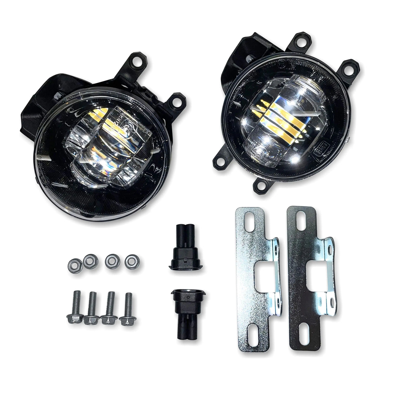 TJM Fog Light Kit Led Inc Brackets - 425TJMLEDFG