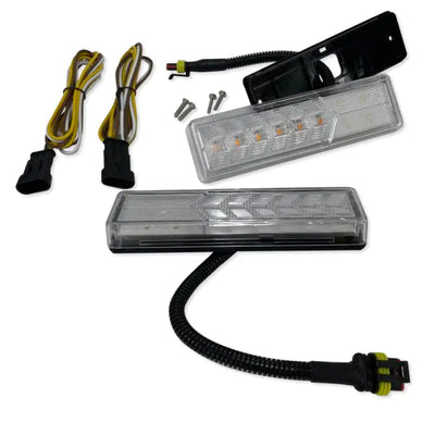 TJM INDICATOR PARK LIGHT & INDICATOR ASSEMBLY LED CLEAR LENS