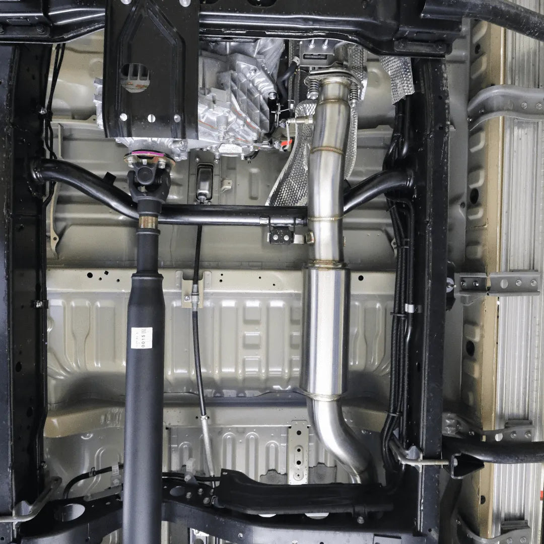 TORQIT 3.5" Twin Exit Exhaust Toyota 79 Series Single Cab + FREE Pedal Torq® Pack | HS8151SS-TW