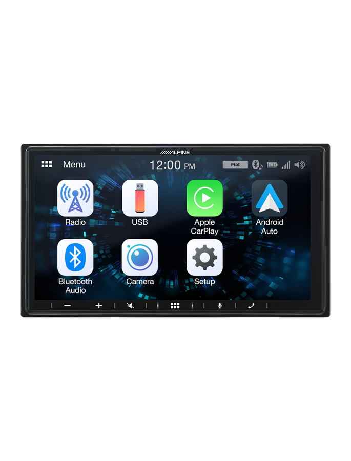 Alpine 7” Apple CarPlay / Android Auto / FLAC / MP3 / WMA / AAC / Bluetooth-iLX-W650E