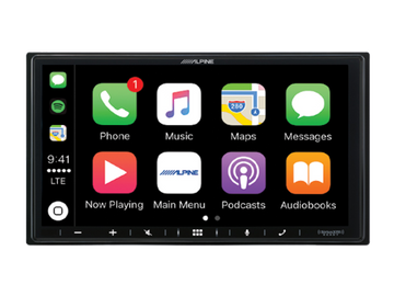 Alpine 7” Apple CarPlay / Android Auto / FLAC / MP3 / WMA / AAC / Bluetooth-iLX-W650E