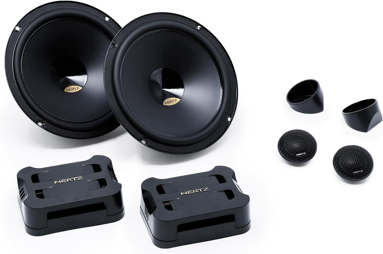 HERTZ Dieci 6.5" 2-Way Component Speaker - Pair (Dpk 165.3) *Gold Sound*