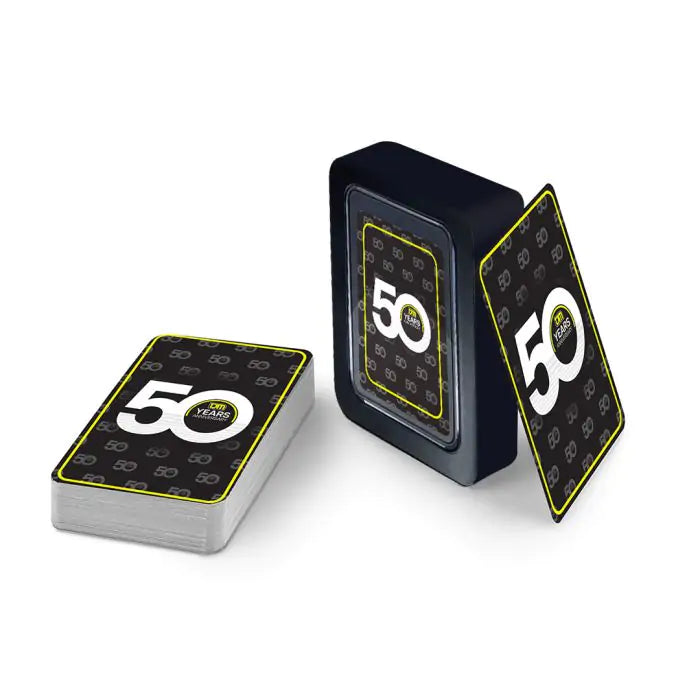 TJM 50TH LOGO PLAYING CARDS