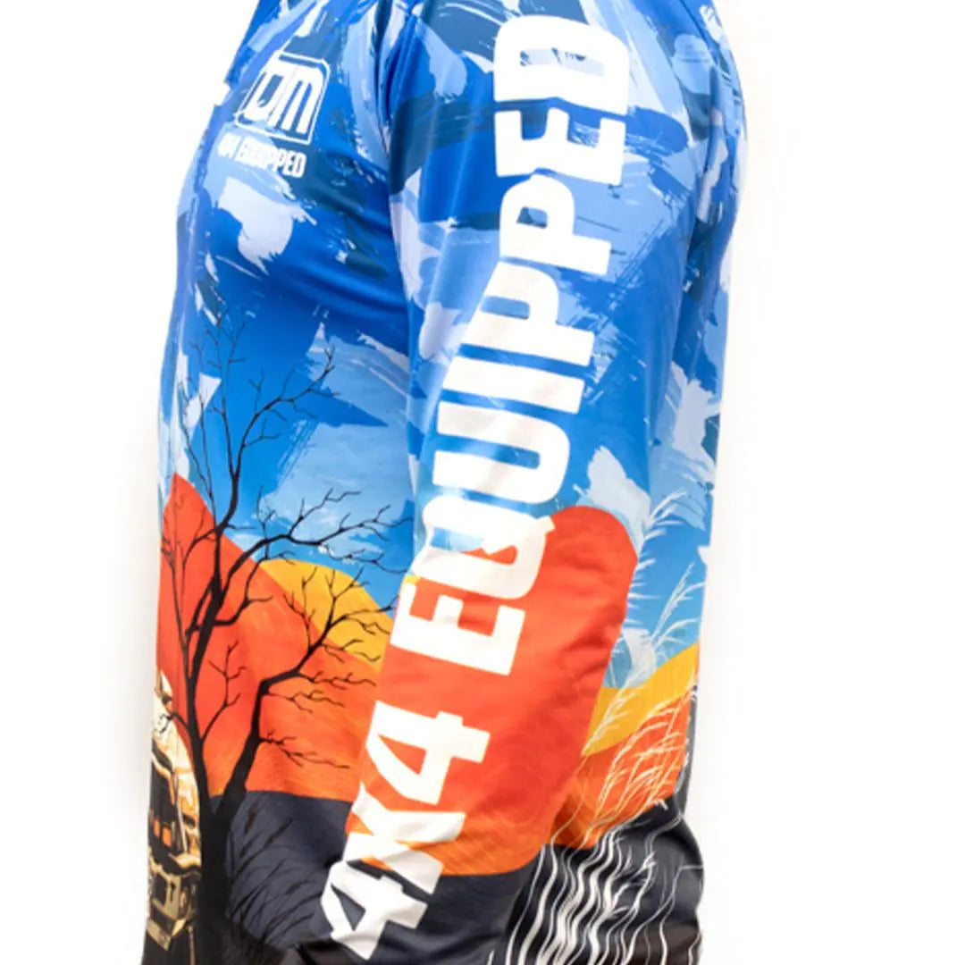 TJM 4X4 OUTDOOR SHIRT - LARGE - OUTBACK DESIGN-625TJMOBSLG