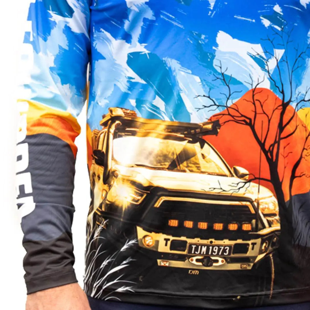 TJM 4X4 OUTDOOR SHIRT - 2XL -OUTBACK DESIGN-625TJMOBSXXL