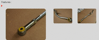 XGS ADJUSTABLE PANHARD ROD FOR NISSAN PATROL GQ