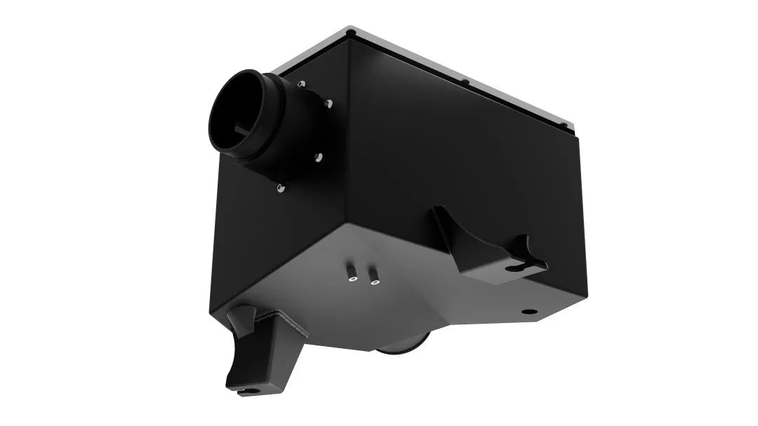 FATZ FABRICATION MY20 ON D-MAX AIRBOX. SUPPLIED WITH SILICONE DICTING TO TURBO INLET. OILED FATZ 9" FILTER. -FFDMX20-AB-OF