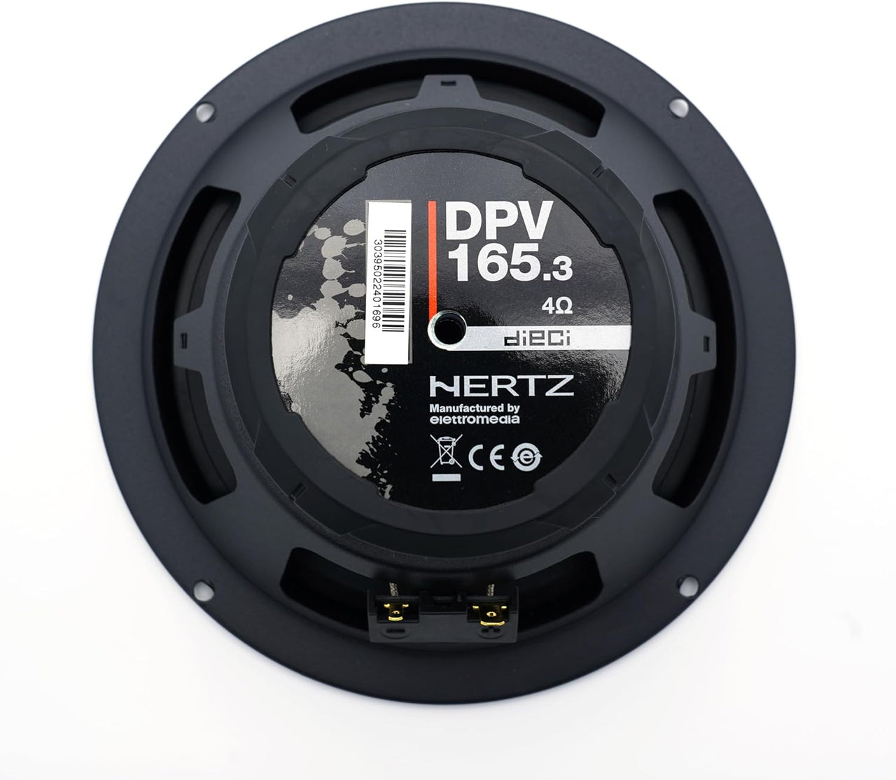 HERTZ Dieci 6.5" 2-Way Component Speaker - Pair (Dpk 165.3) *Gold Sound*